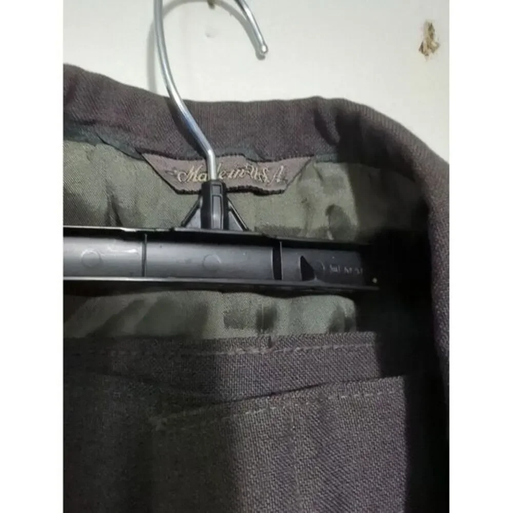 Levi Strauss‎ & Co Business Class Mens Charcoal Gray Two Button Suit 42L 34x31